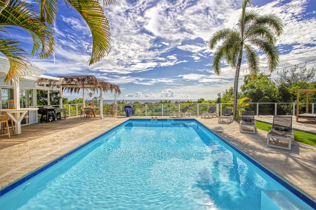 A louer villa 2 chambres Terres Basses Saint Martin_ Piscine - 2